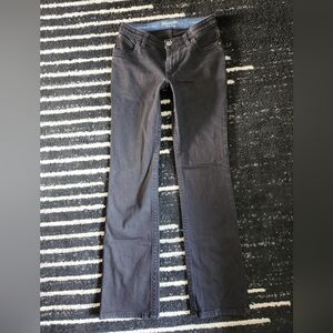 Women's Black Straight-Leg Wrangler Willow Jeans 29 X 34 Tall